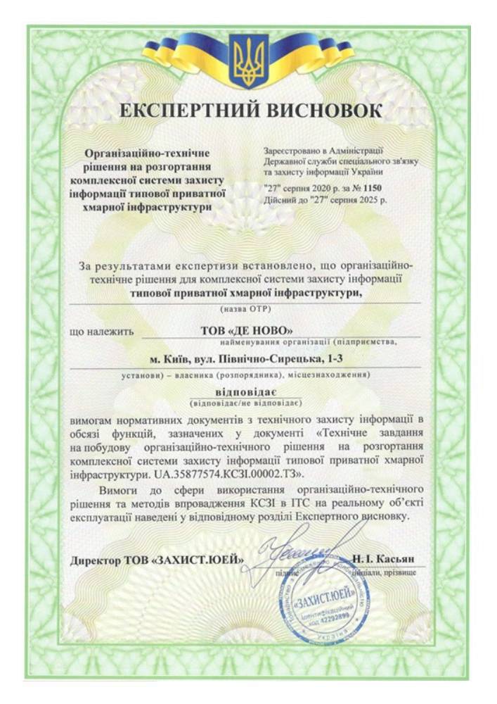 Державний експертний висновок HPI Державний експертний висновок HPI