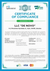 Сертифікат PCI DSS для хмари