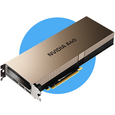 GPU NVIDIA A40 на базе микроархитектуры Ampere