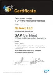 SAP Certified in Cloud and Infrastructure Operations